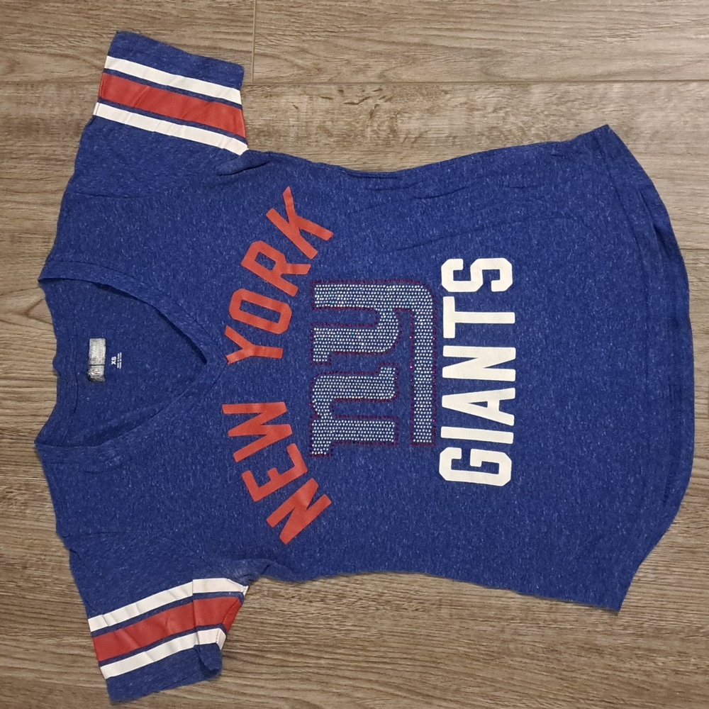 New York Giants Tshirt with Bling.
